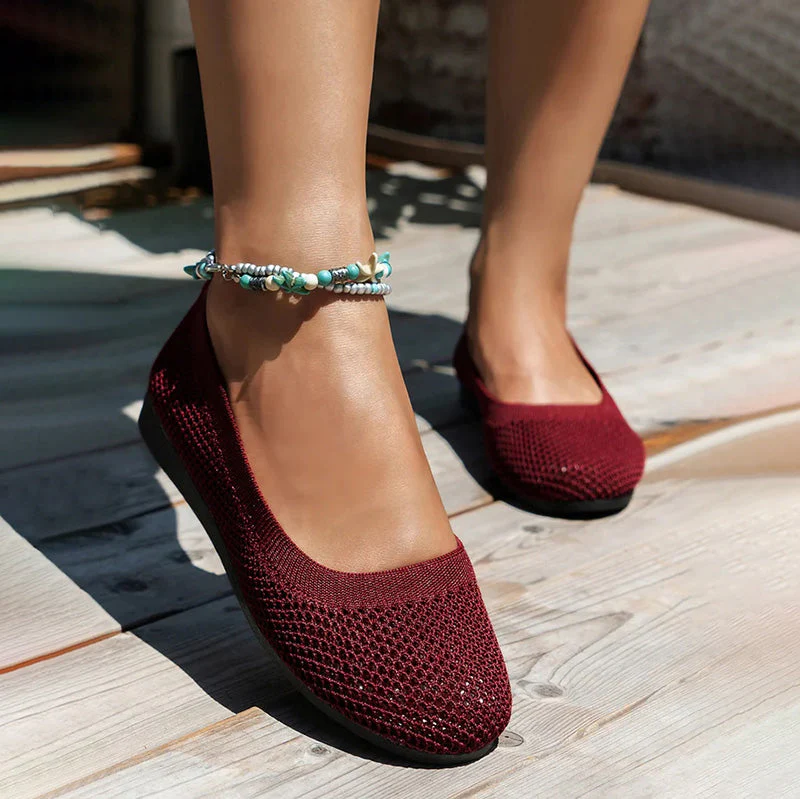 Lässige Atmungsaktive Flache Schuhe Heidi Mode - Image 11
