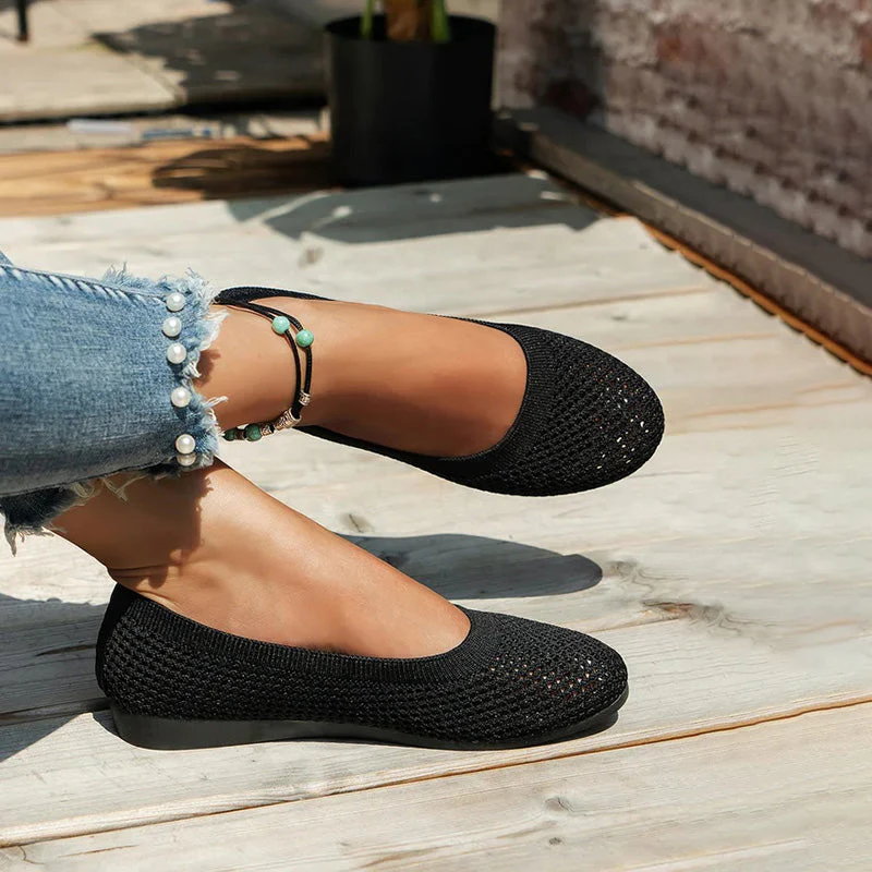 Lässige Atmungsaktive Flache Schuhe Heidi Mode - Image 15