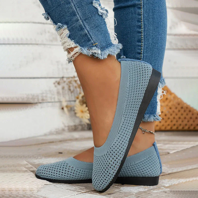 Lässige Atmungsaktive Flache Schuhe Heidi Mode - Image 17