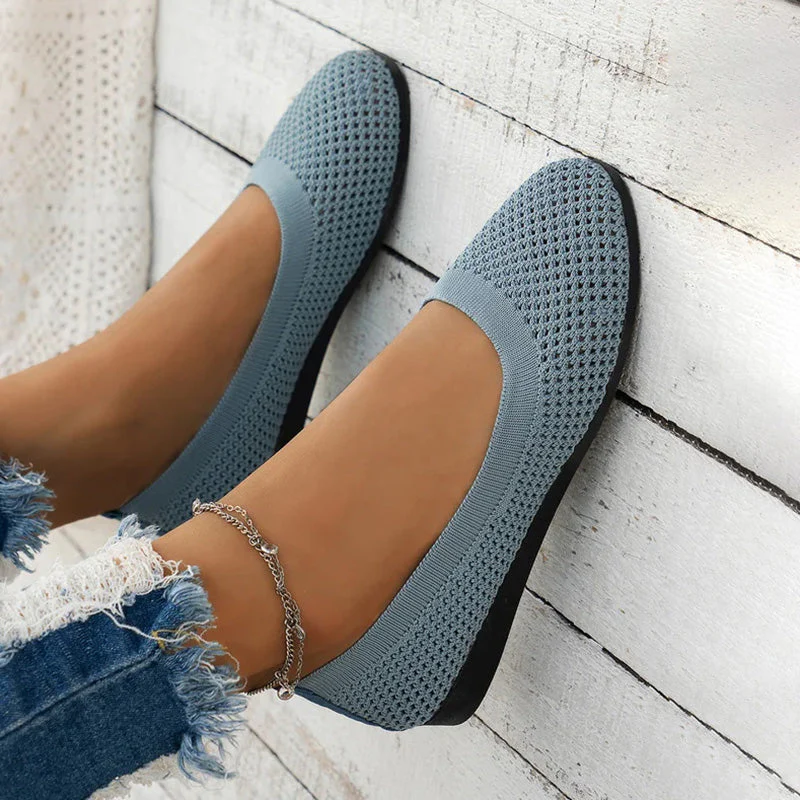 Lässige Atmungsaktive Flache Schuhe Heidi Mode - Image 18