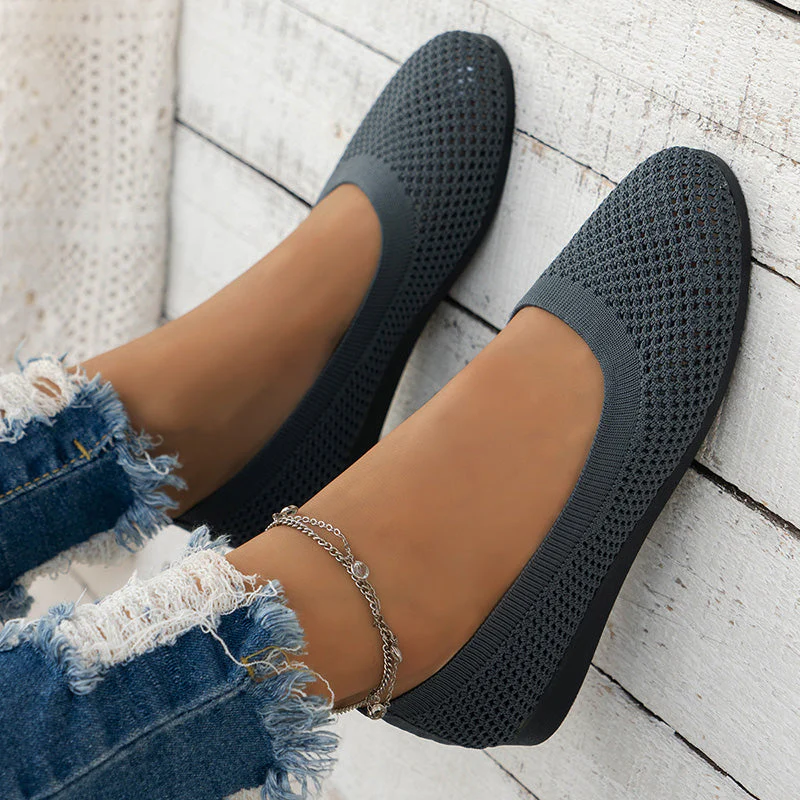 Lässige Atmungsaktive Flache Schuhe Heidi Mode - Image 21
