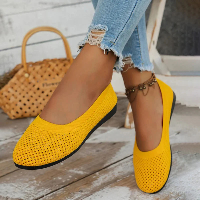Lässige Atmungsaktive Flache Schuhe Heidi Mode - Image 22