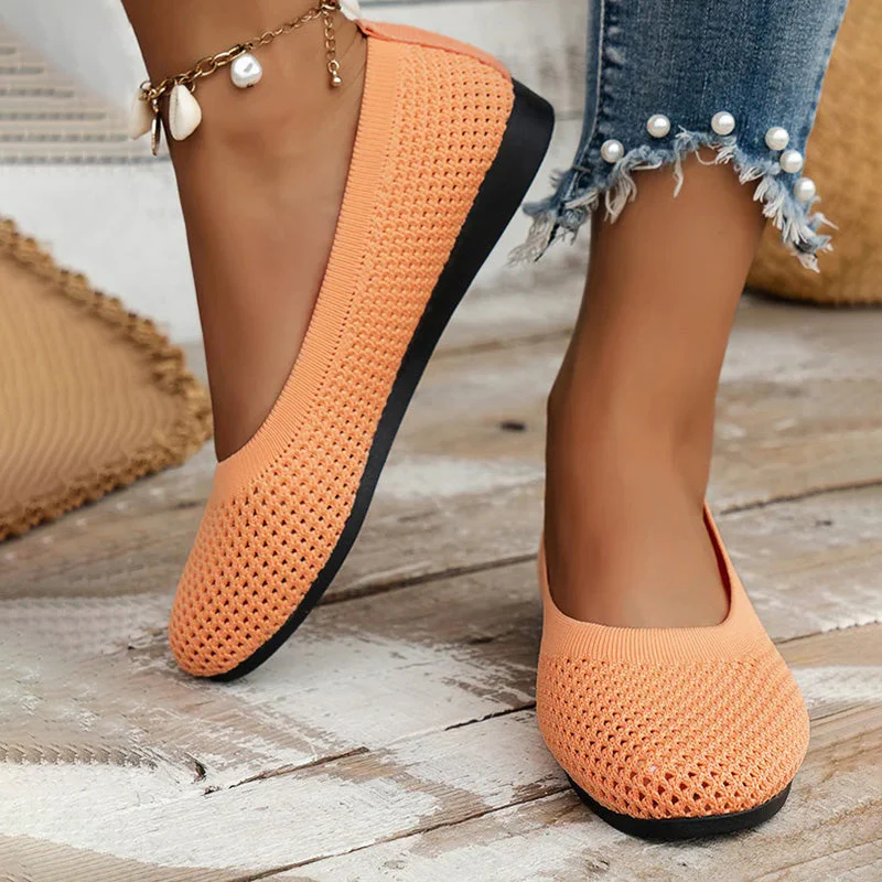 Lässige Atmungsaktive Flache Schuhe Heidi Mode - Image 25
