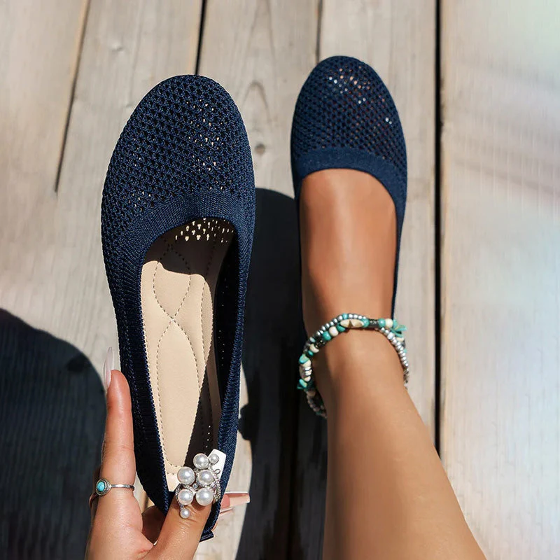 Lässige Atmungsaktive Flache Schuhe Heidi Mode - Image 33