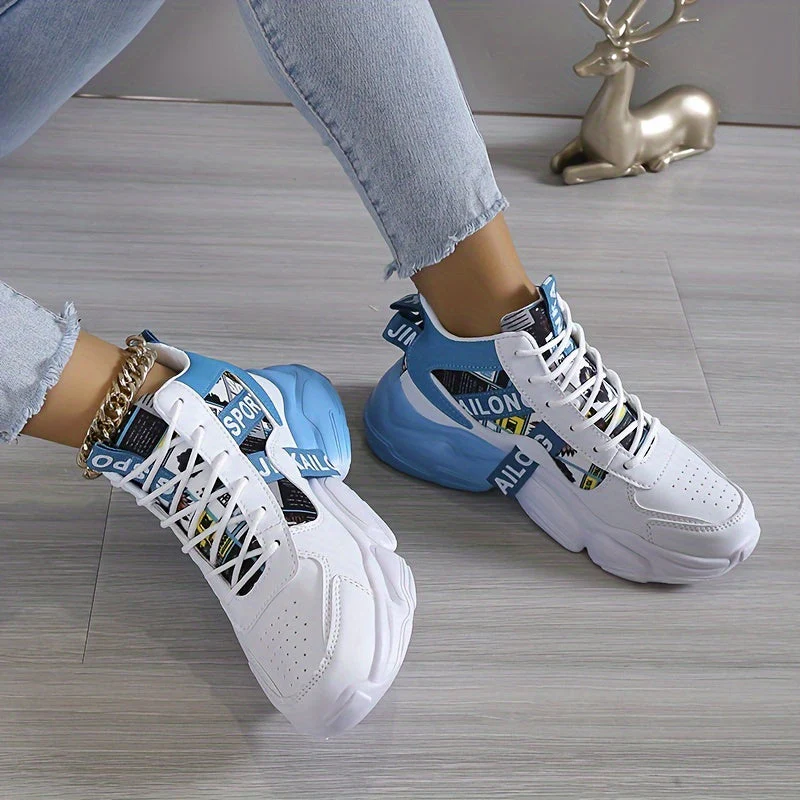 Bequeme, rutschfeste Knöchelsneaker mit Schnürsenkeln Heidi Mode - Image 5