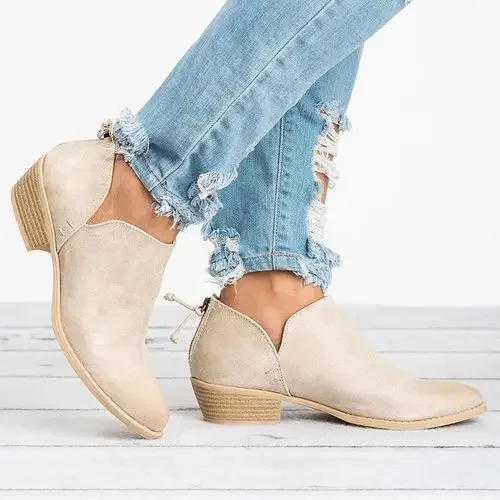 Bequeme Warme Schicke Alltagstaugliche Elegant Stiefelette Heidi Mode
