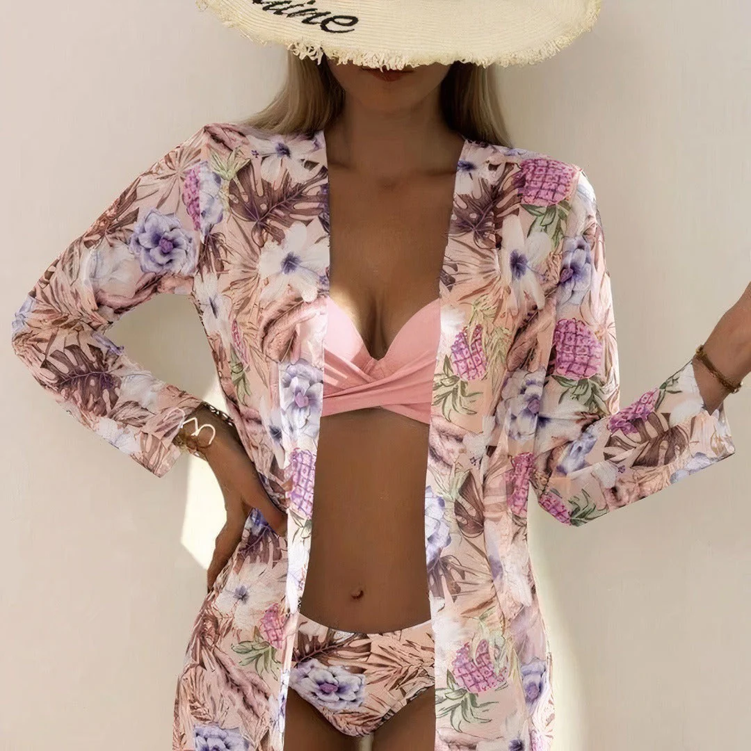 Heidi-Mode-In-1-Bikini-Set mit Blumenmuster (Bestseller) - Image 5