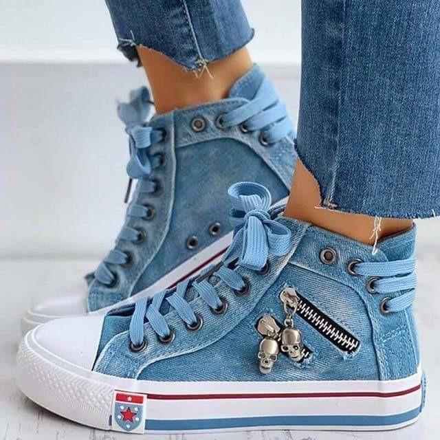 Lässige Denim-Schuhe Heidi Mode
