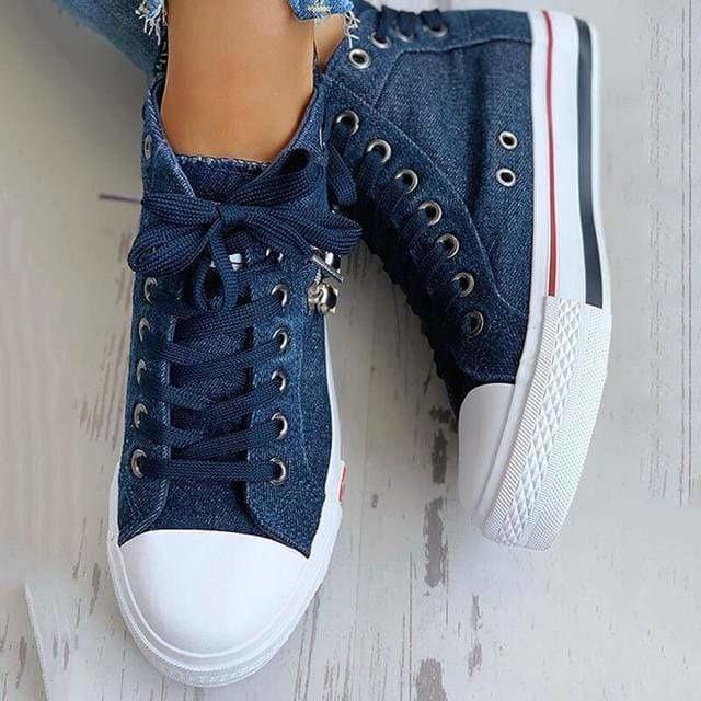 Lässige Denim-Schuhe Heidi Mode - Image 3