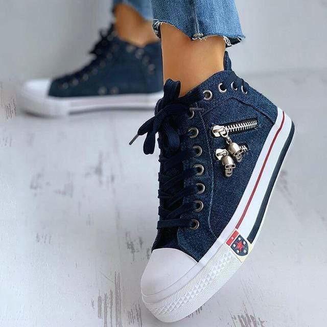 Lässige Denim-Schuhe Heidi Mode - Image 5