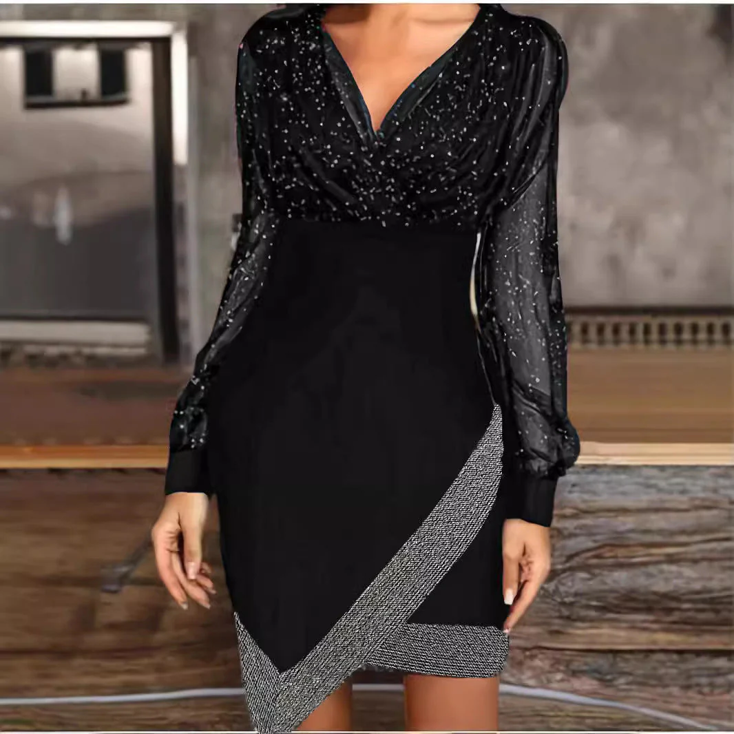 Damen Abendkleid mit Funkelnden Details und Elegantem Schnitt Heidi-Mode - Image 3