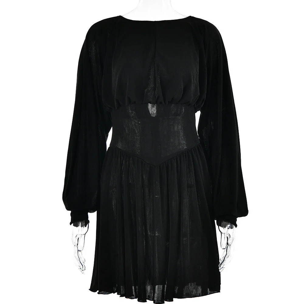 Damen Abendkleid mit Weitem Ärmeldesign und Schmeichelndem Schnitt Heidi-Mode - Image 5