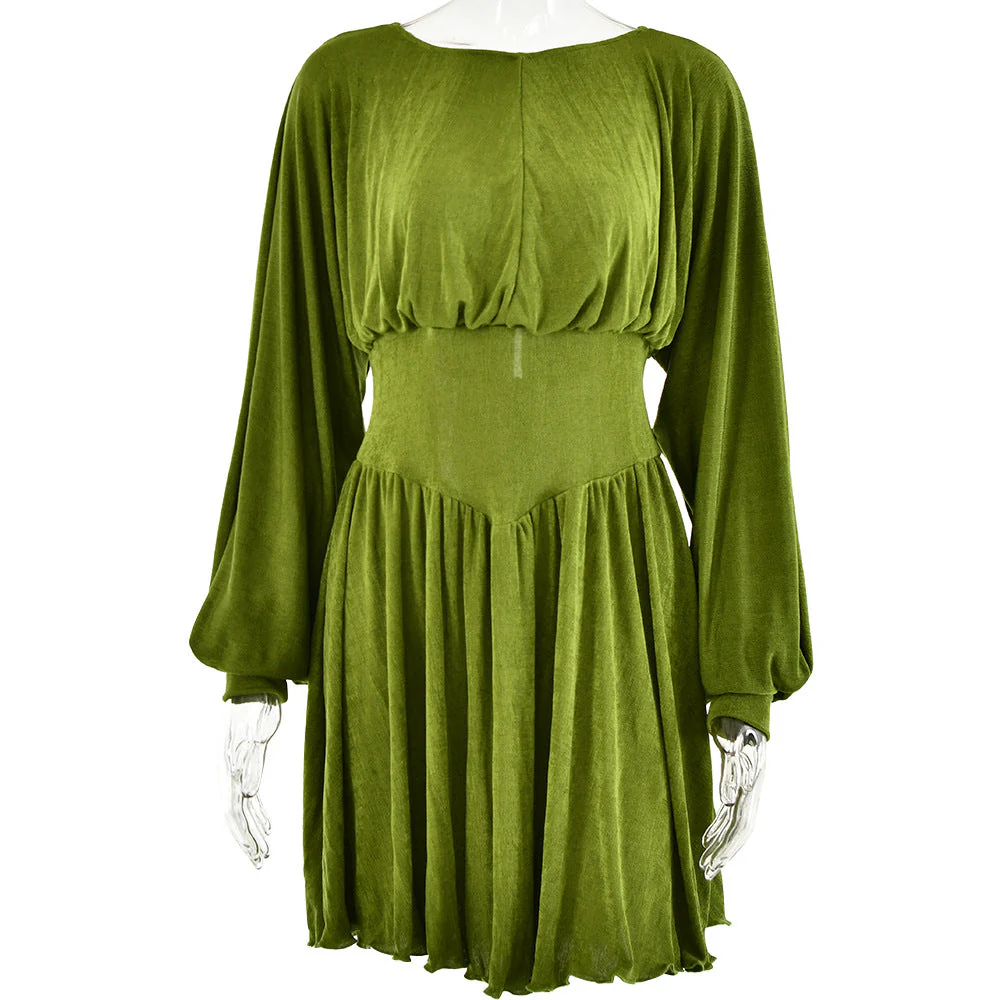Damen Abendkleid mit Weitem Ärmeldesign und Schmeichelndem Schnitt Heidi-Mode - Image 7