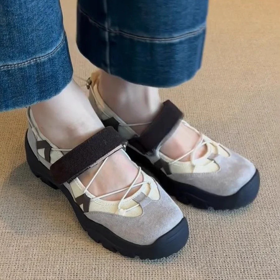 Damen Alltagsschuhe mit praktischem Klettverschluss und robustem Profil Heidi Mode - Image 4