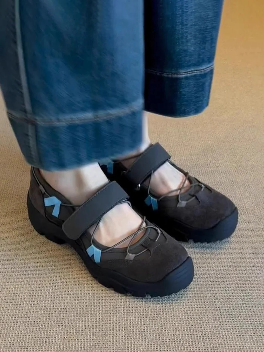 Damen Alltagsschuhe mit praktischem Klettverschluss und robustem Profil Heidi Mode - Image 6