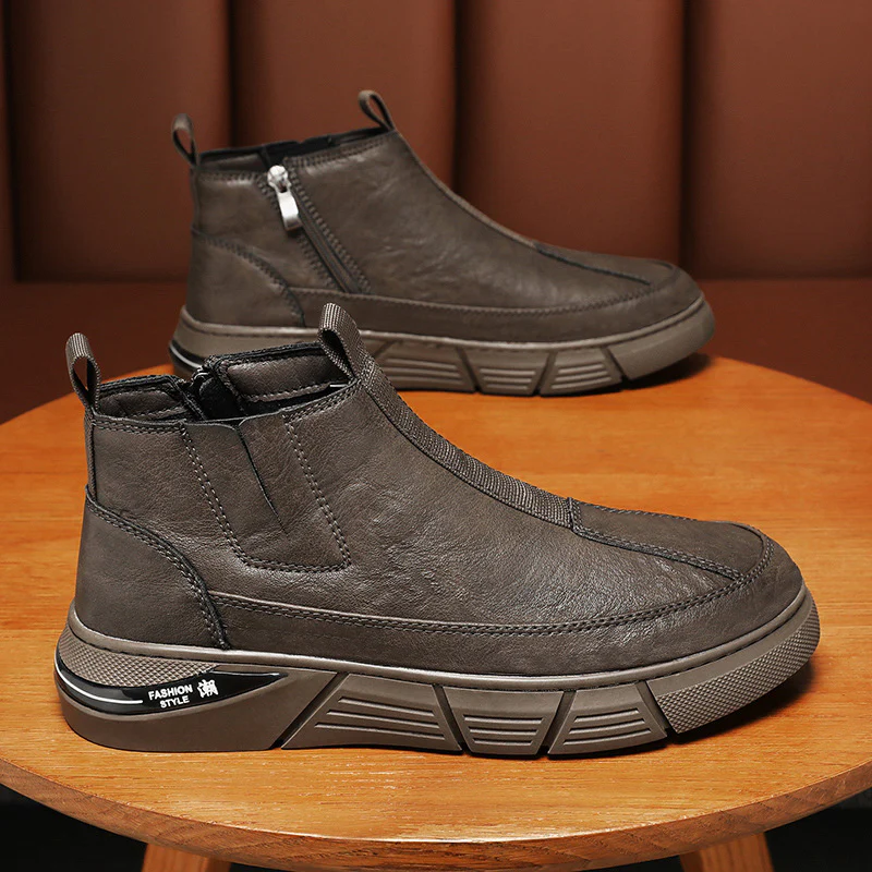 Damen Alltagstaugliche Stiefeletten mit praktischem Reißverschluss und rutschfester Sohle Heidi Mode - Image 6