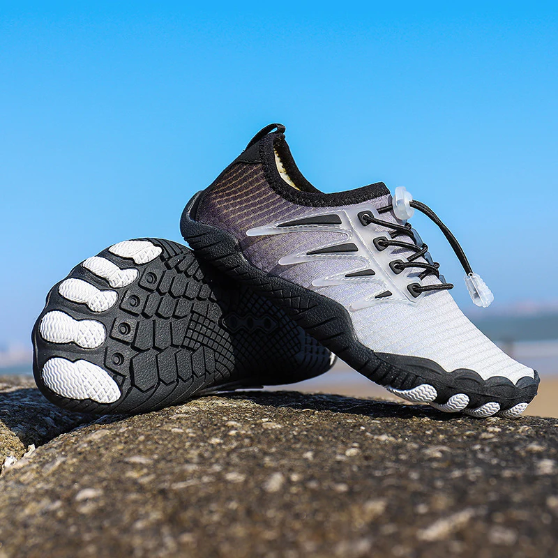Damen Aqua-Freizeitschuhe mit elastischem Schnürsystem und rutschfester Sohle Heidi Mode - Image 9