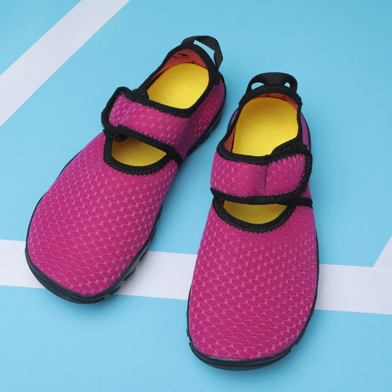Damen Aquaschuhe mit flexiblem Klettverschluss und rutschfester Sohle Heidi Mode - Image 7