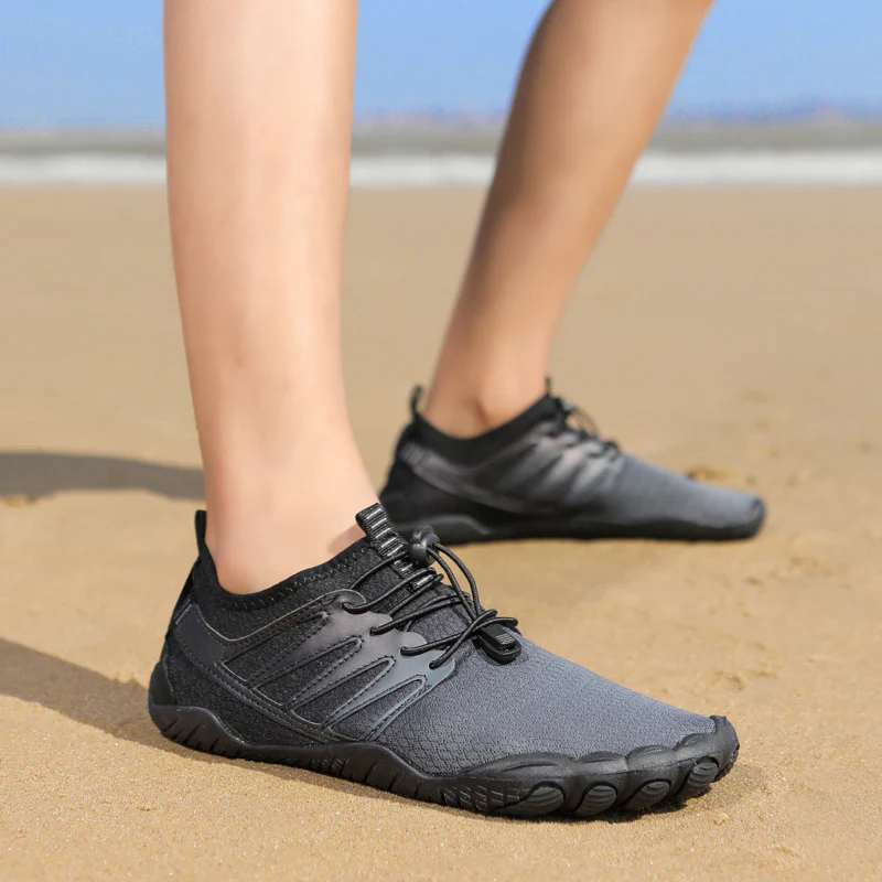 Damen Aquatische Funktionsschuhe mit elastischem Schnellschnürsystem und rutschfester Sohle Heidi Mode - Image 3
