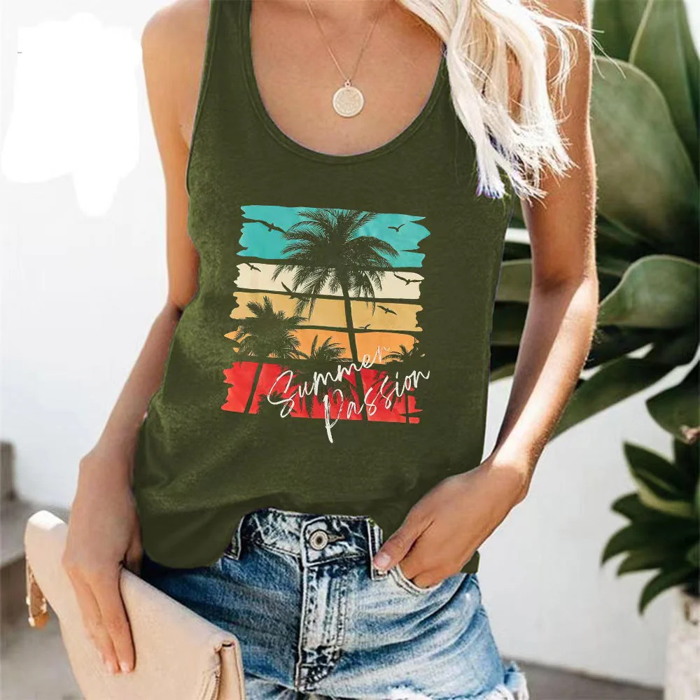 Damen Ärmelloses Freizeitshirt mit Trendigem Grafikdesign Heidi-Mode - Image 8