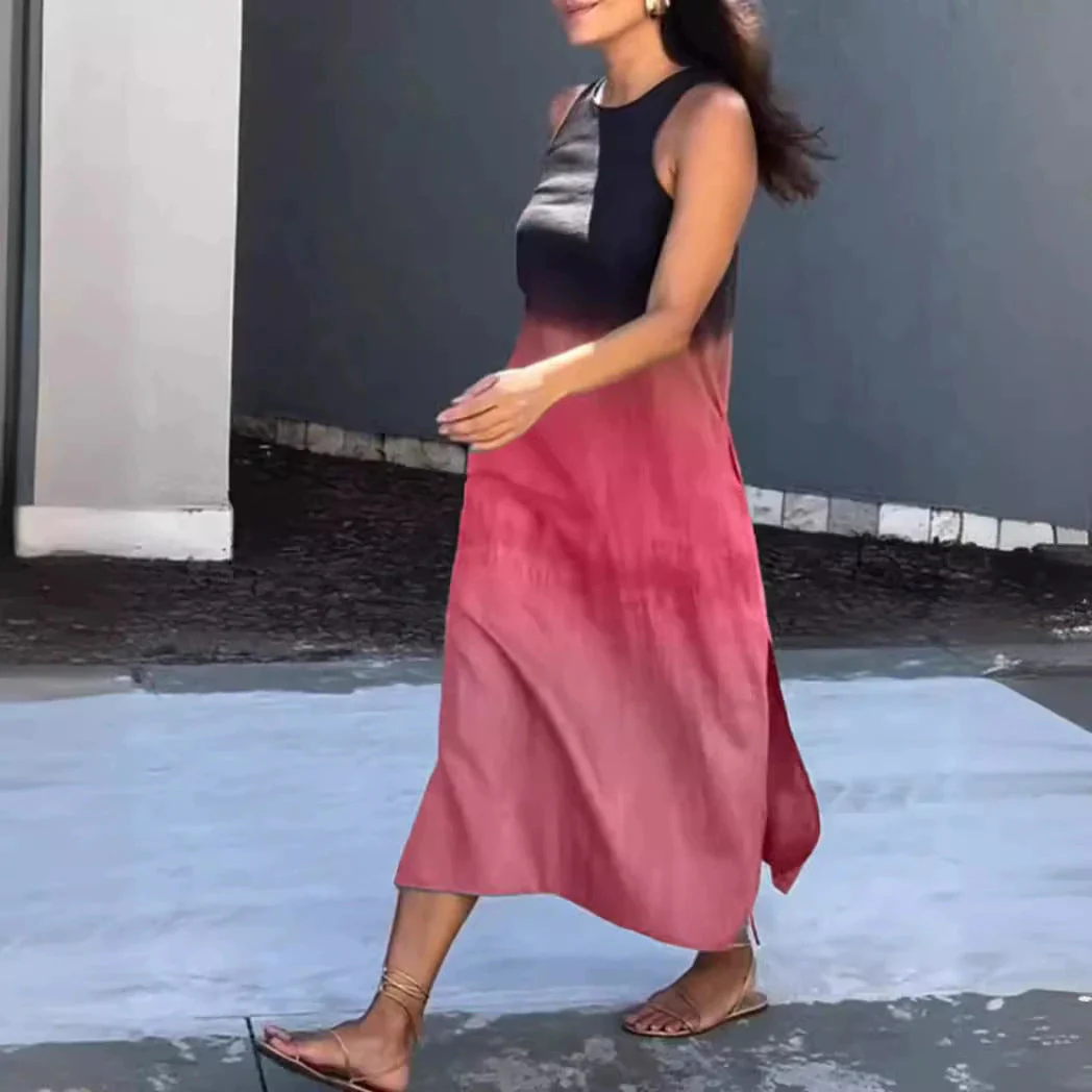 Damen Ärmelloses Maxikleid mit Sanftem Farbverlauf Heidi-Mode - Image 6