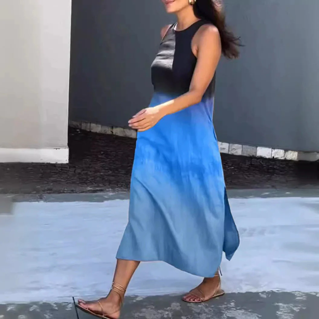 Damen Ärmelloses Maxikleid mit Sanftem Farbverlauf Heidi-Mode - Image 8
