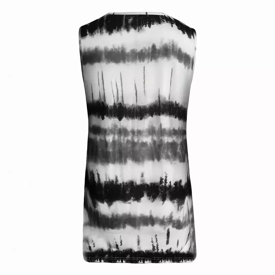 Damen Ärmelloses Oberteil mit Trendigem Batikdesign und Verstellbaren Trägern Heidi-Mode - Image 5