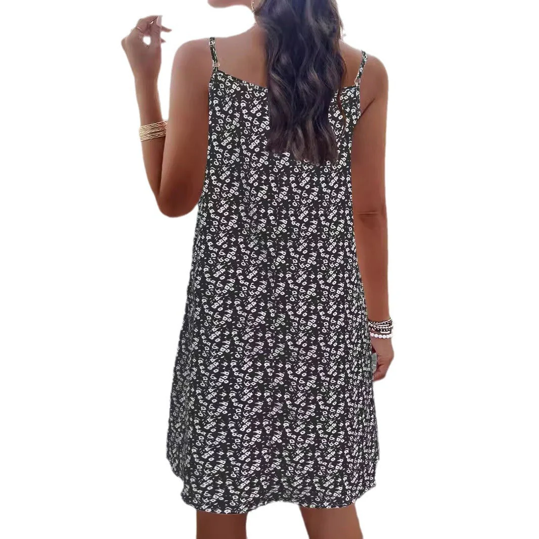Damen Ärmelloses Sommerkleid mit Elastischem Bund und Floralem Muster Heidi-Mode - Image 5