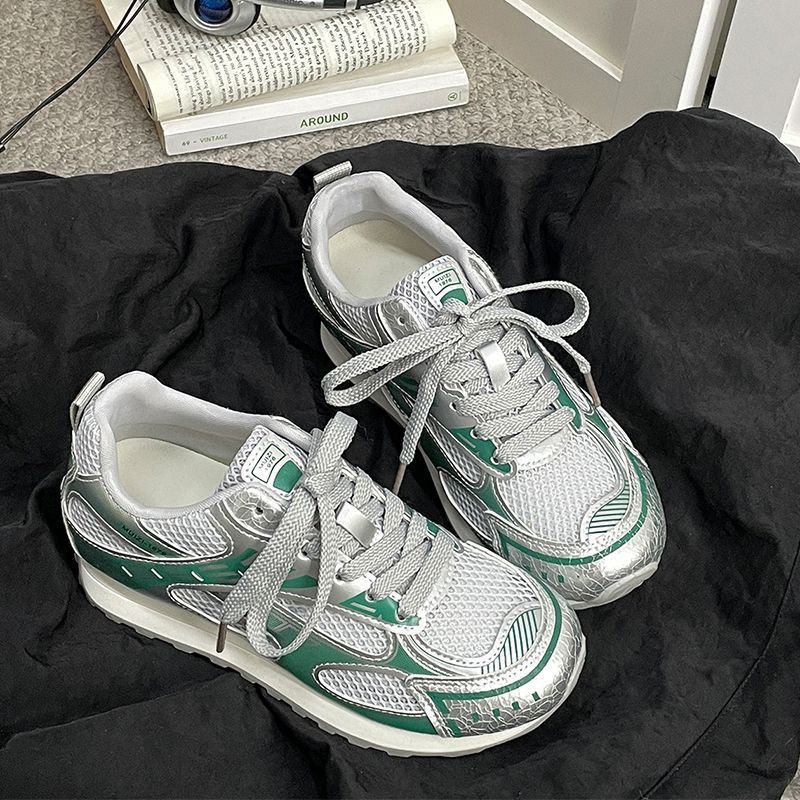 Damen Athletische Sneakers mit atmungsaktiver Mesh-Oberfläche und dämpfender Sohle Heidi Mode - Image 4