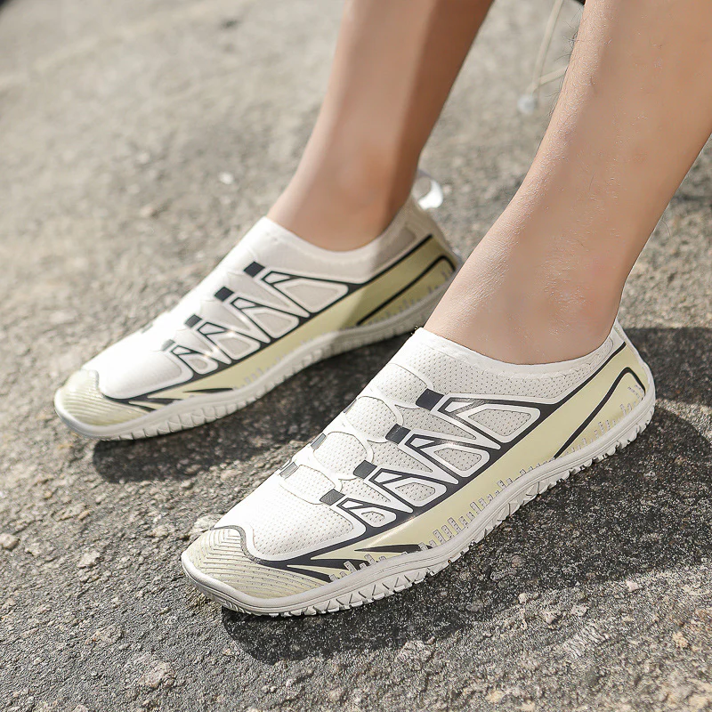 Damen Atmungsaktive Aqua-Sport-Schuhe mit flexiblem Schnellschnürsystem Heidi Mode