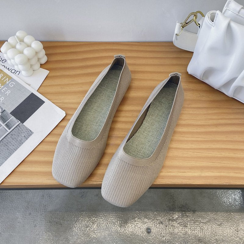 Damen Atmungsaktive Ballerinas Aus Flexiblem Stoff Heidi-Mode - Image 12