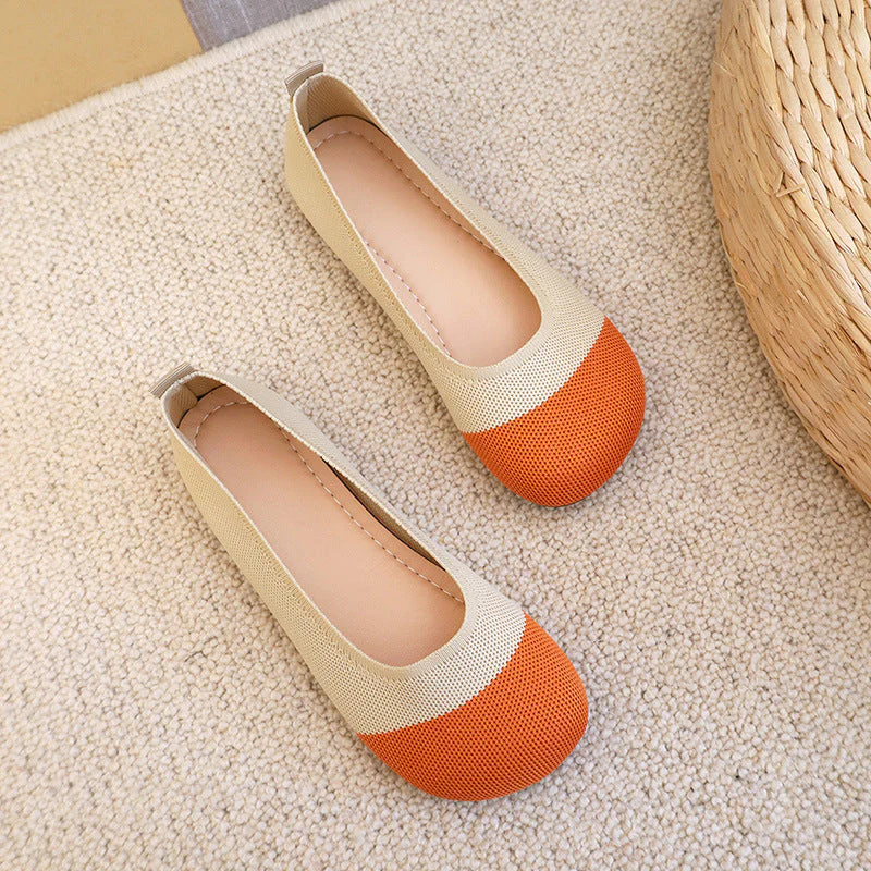 Damen Atmungsaktive Ballerinas mit Flexiblem Obermaterial Heidi-Mode - Image 12