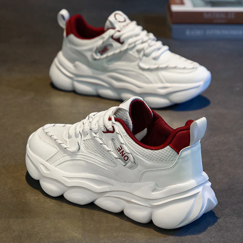 Damen Atmungsaktive Chunky Sneakers mit rutschfester Sohle Heidi Mode - Image 4