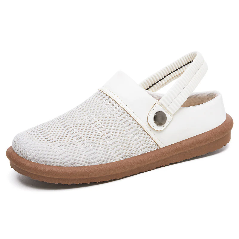 Damen Atmungsaktive Clogs mit elastischem Riemen Heidi Mode - Image 3