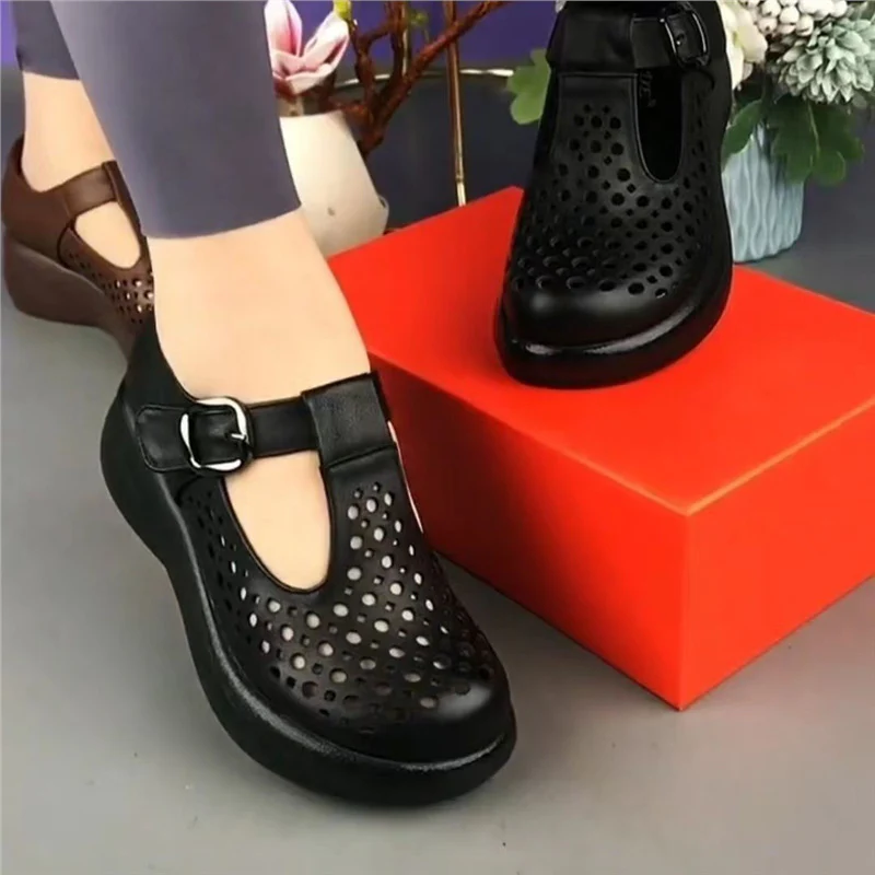 Damen Atmungsaktive Clogs mit verstellbarem Riemen und rutschfester Sohle Heidi Mode - Image 7