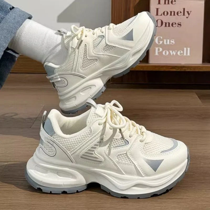 Damen Atmungsaktive Fitness-Sneaker mit dämpfender Sohle und modernem Design Heidi Mode