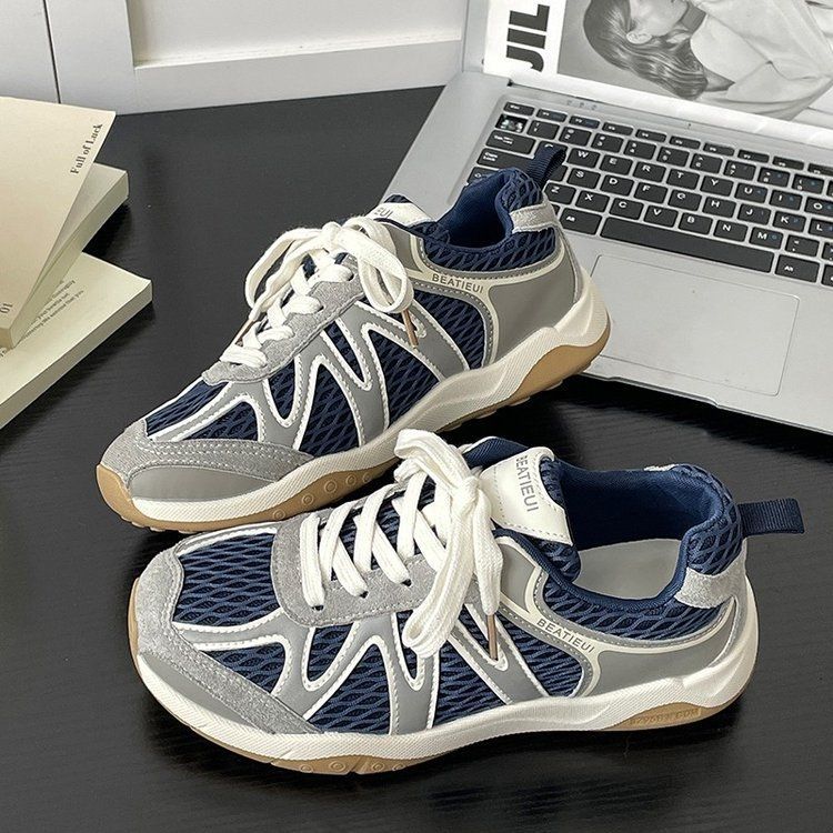 Damen Atmungsaktive Fitness-Sneaker mit flexiblem Mesh-Obermaterial und rutschfester Sohle Heidi Mode - Image 3