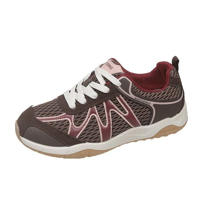 Damen Atmungsaktive Fitness-Sneaker mit flexiblem Mesh-Obermaterial und rutschfester Sohle Heidi Mode - Image 5