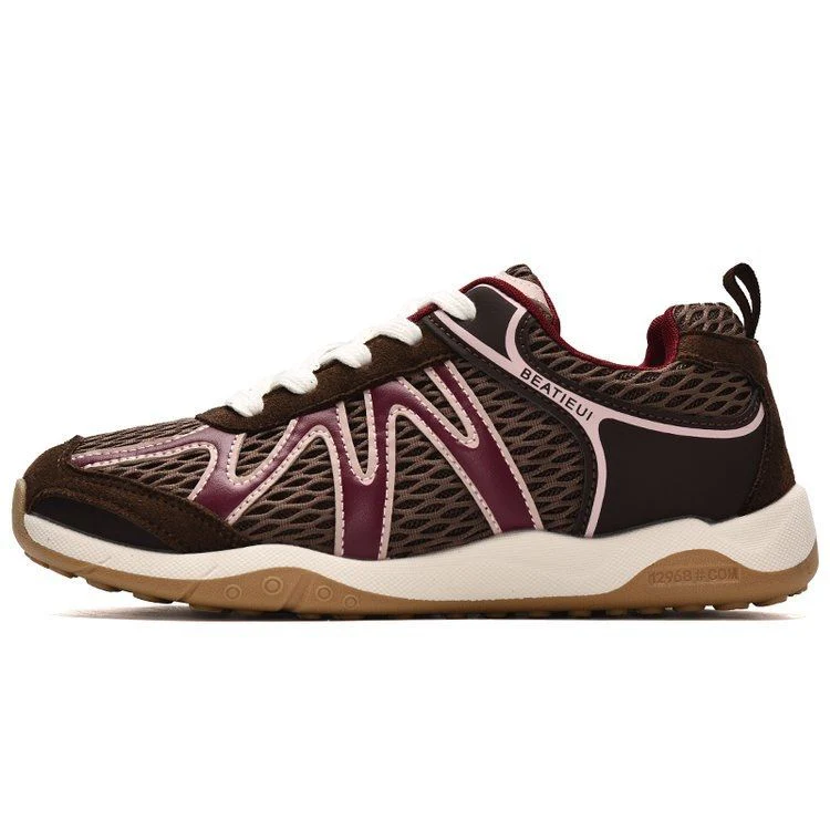 Damen Atmungsaktive Fitness-Sneaker mit flexiblem Mesh-Obermaterial und rutschfester Sohle Heidi Mode - Image 8