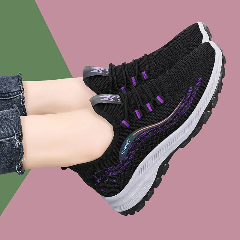 Damen Atmungsaktive Fitness-Sneaker mit rutschfester Außensohle Heidi Mode - Image 7