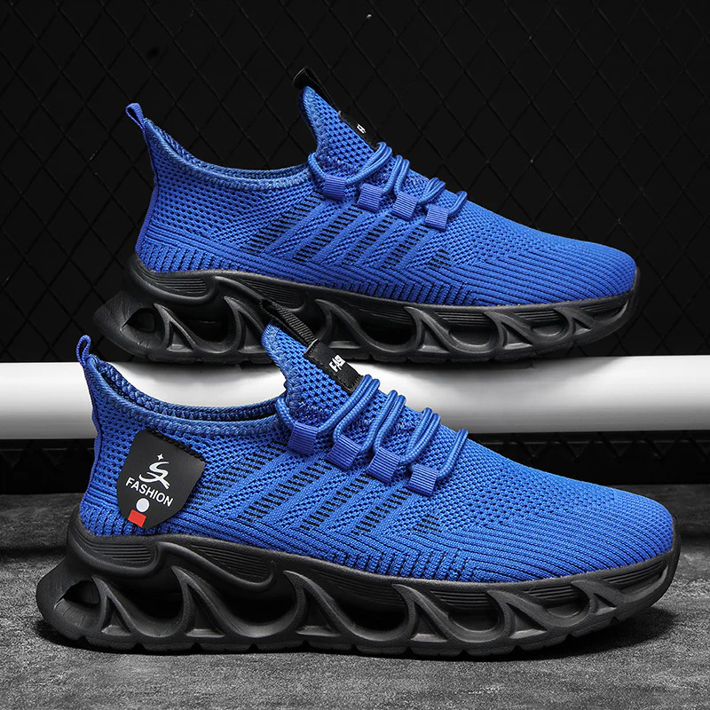 Damen Atmungsaktive Fitness-Sneaker mit rutschfester Sohle und elastischem Schnürsystem Heidi Mode