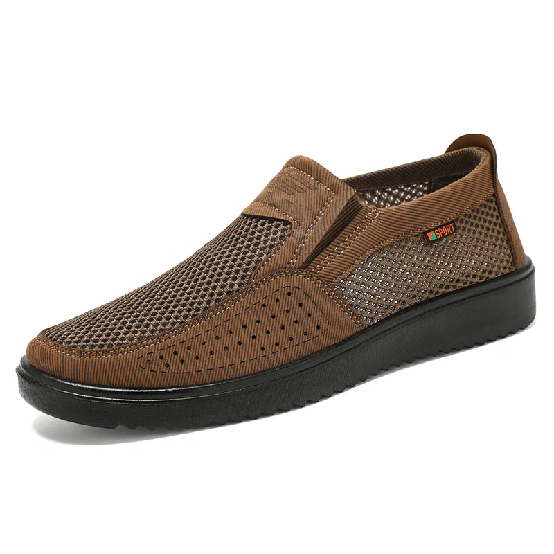 Damen Atmungsaktive Freizeit Slip-On Sneakers mit rutschfester Sohle Heidi Mode - Image 4