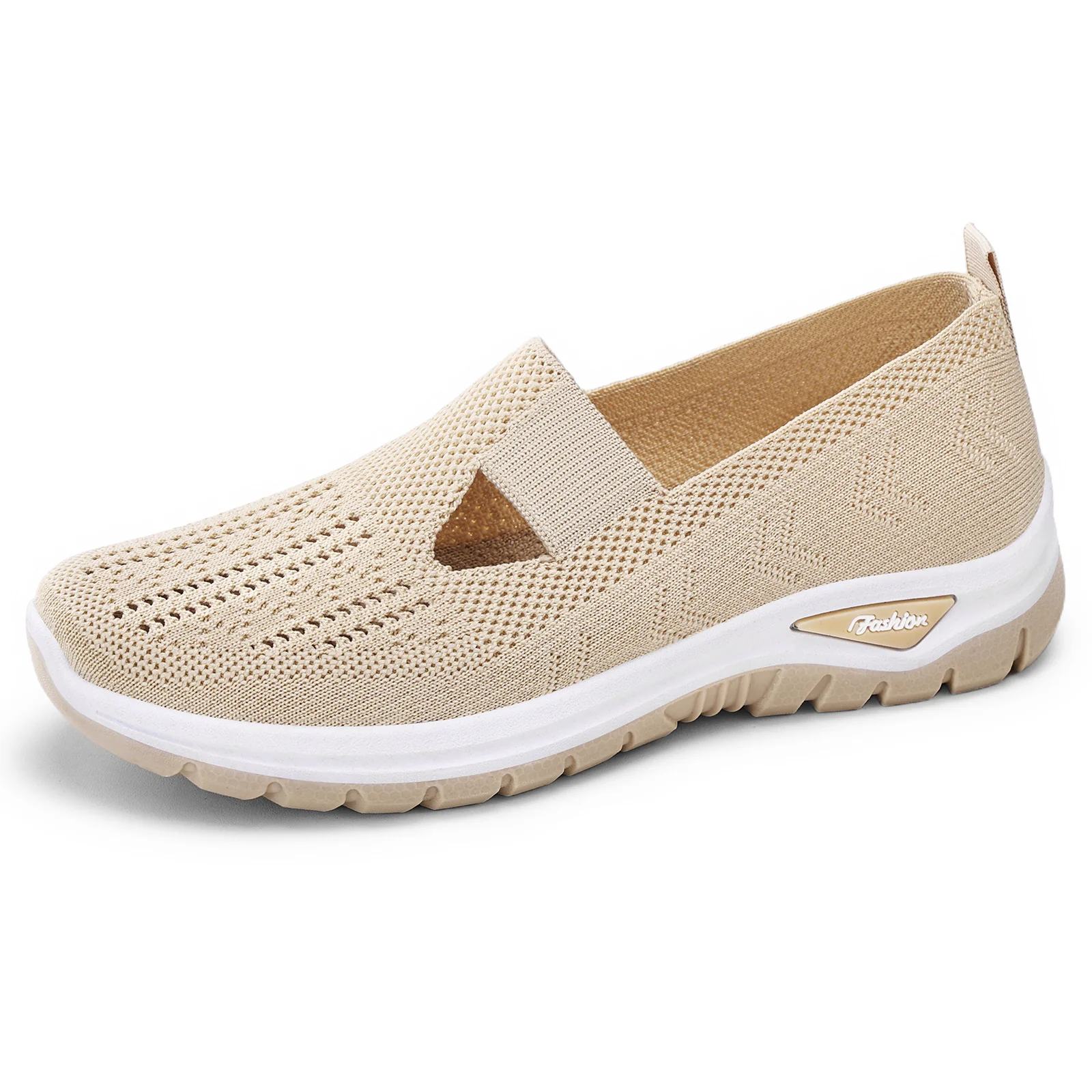 Damen Atmungsaktive Freizeit-Sneaker mit flexiblem Einstieg und rutschfester Sohle Heidi Mode - Image 11