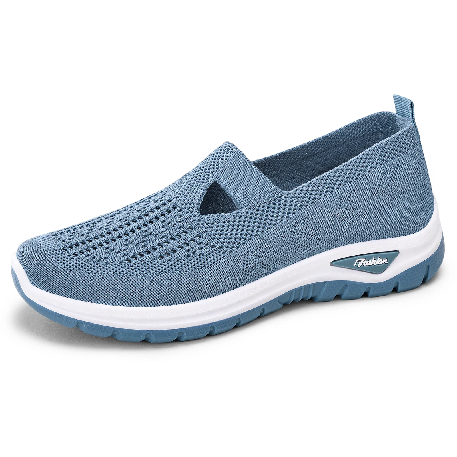 Damen Atmungsaktive Freizeit-Sneaker mit flexiblem Einstieg und rutschfester Sohle Heidi Mode - Image 6