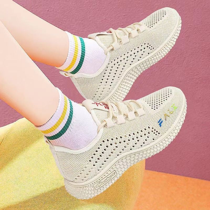 Damen Atmungsaktive Freizeit-Sneaker mit flexiblem Strick-Obermaterial Heidi Mode - Image 6