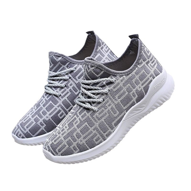 Damen Atmungsaktive Freizeit-Sneaker mit modischem Strickdesign Heidi Mode - Image 5