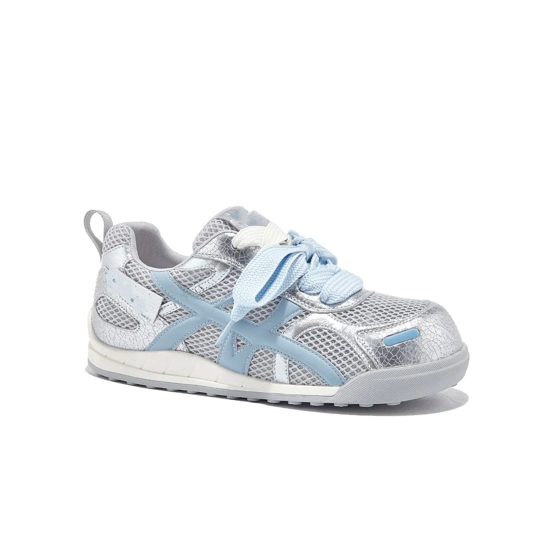 Damen Atmungsaktive Freizeit-Sneaker mit trendigem Mesh-Obermaterial und verspieltem Schnürdesign Heidi Mode - Image 4