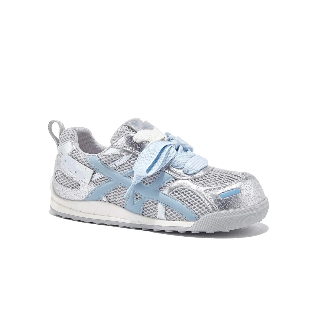 Damen Atmungsaktive Freizeit-Sneaker mit trendigem Mesh-Obermaterial und verspieltem Schnürdesign Heidi Mode - Image 8