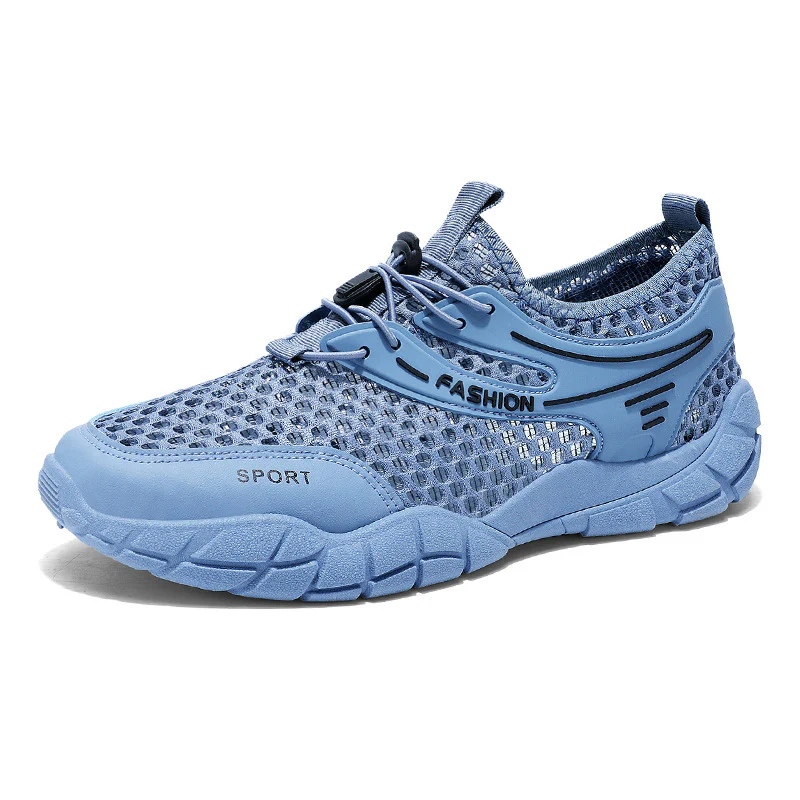 Damen Atmungsaktive Freizeitschuhe mit elastischem Schnellschnürsystem und stoßdämpfender Sohle Heidi Mode - Image 5