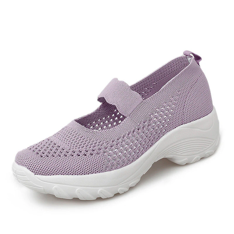Damen Atmungsaktive Freizeitschuhe mit elastischem Schnürsystem Heidi Mode - Image 11